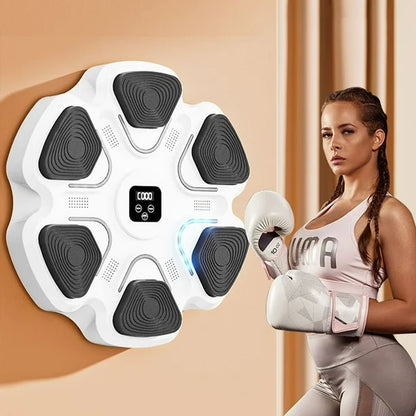 Nueva máquina de boxeo con música inteligente para adultos y niños, entrenador de boxeo deportivo, entrenamiento de respuesta para ejercicios en casa, boxeo con objetivo de pared