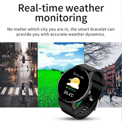 Reloj inteligente LIGE para hombre, reloj inteligente deportivo con seguimiento de actividad y pronóstico del tiempo en tiempo real para mujer, reloj inteligente para Xiaomi