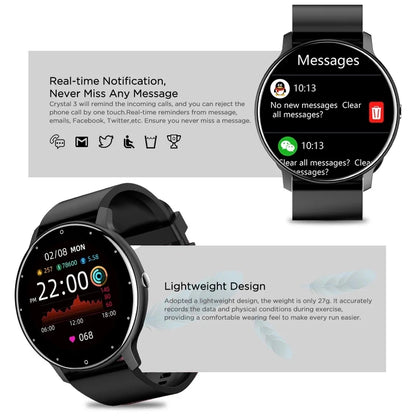 Reloj inteligente LIGE para hombre, reloj inteligente deportivo con seguimiento de actividad y pronóstico del tiempo en tiempo real para mujer, reloj inteligente para Xiaomi