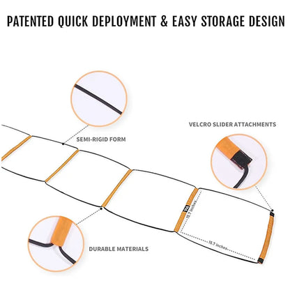 Foldable Agility Ladder for Soccer