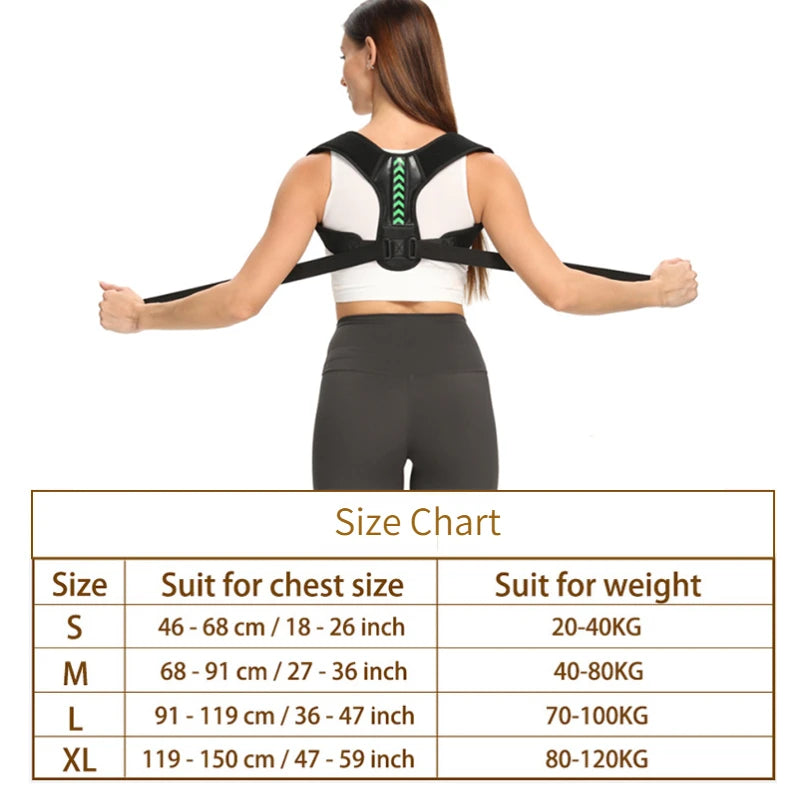 Adjustable Back Posture Corrector Belt