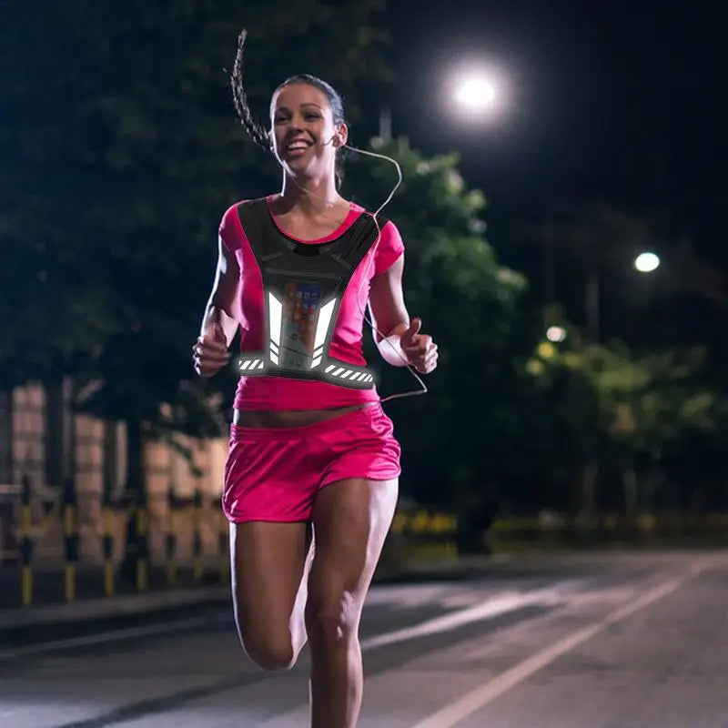 Reflective Running Vest Bag