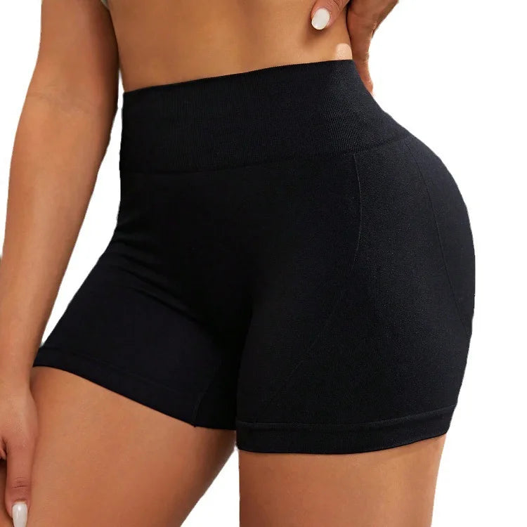 High-Waist Fitness Shorts