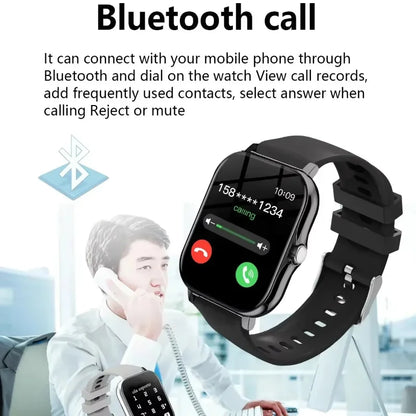 Bluetooth Call Smart Watch Fitness Heart Rate Monitor