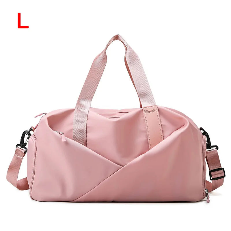 Bolso deportivo para mujer, para gimnasio, para viajes, seco y húmedo, bolso de mano, multifunción, para natación, para el hombro, para fin de semana, para fitness, para zapatos de yoga, mochila de día