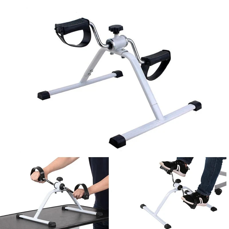 Pedale portatile per uso domestico, attrezzo fitness per allenamento gambe, mini cyclette, attrezzatura per riabilitazione gambe indoor