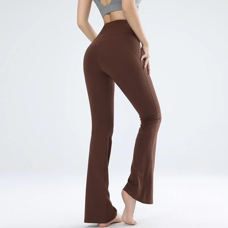 High-Waisted Yoga Bell Bottoms