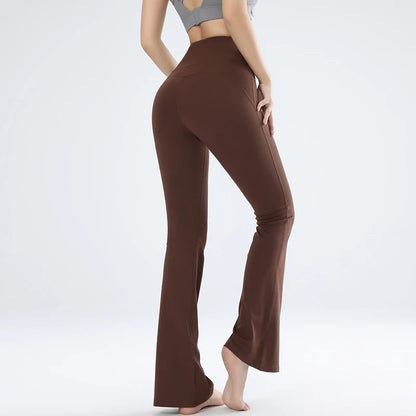 High-Waisted Yoga Bell Bottoms