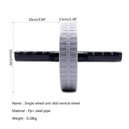 1 pz Ruota addominale Rullo antiscivolo con cuscinetto di carico forte Rafforza l'attrezzatura per esercizi muscolari Allenamento fitness Uso domestico Silenzioso