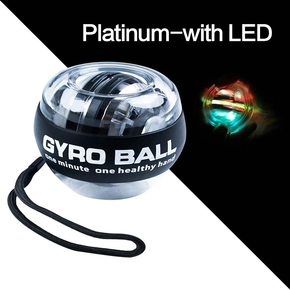 LED Gyroscopic Power Trainer Ball