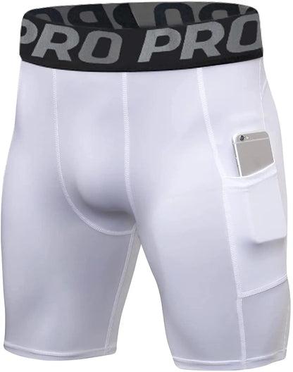 Gym Shorts with Compression Leggings