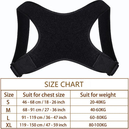 Adjustable Invisible Back Posture Corrector Brace