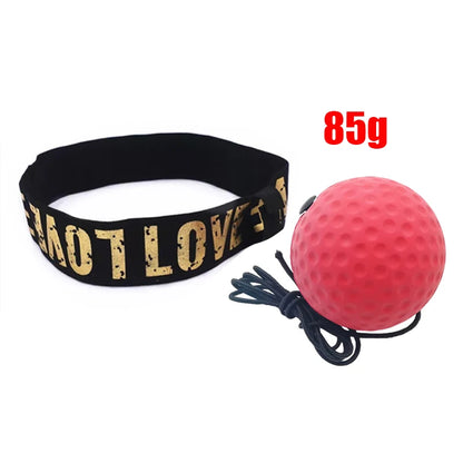 Pelota de boxeo de velocidad, pelota de boxeo de PU montada en la cabeza, MMA, Sanda, entrenamiento, reacción mano-ojo, bolsa de arena para el hogar, equipo de boxeo y fitness, gran oferta