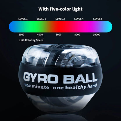 LED Gyroscopic Power Trainer Ball