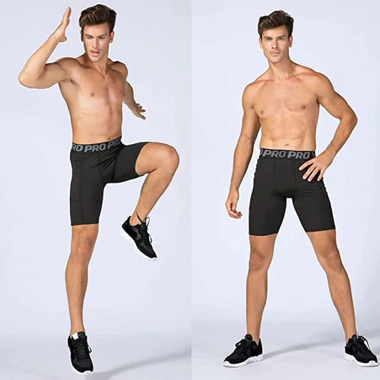 Gym Shorts with Compression Leggings