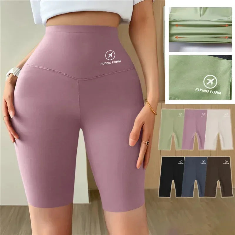 Women's High-Waist Sports Shorts