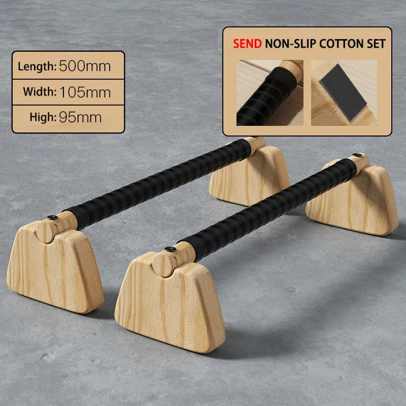 Wooden Push Up Bars Beech Wood Parallettes