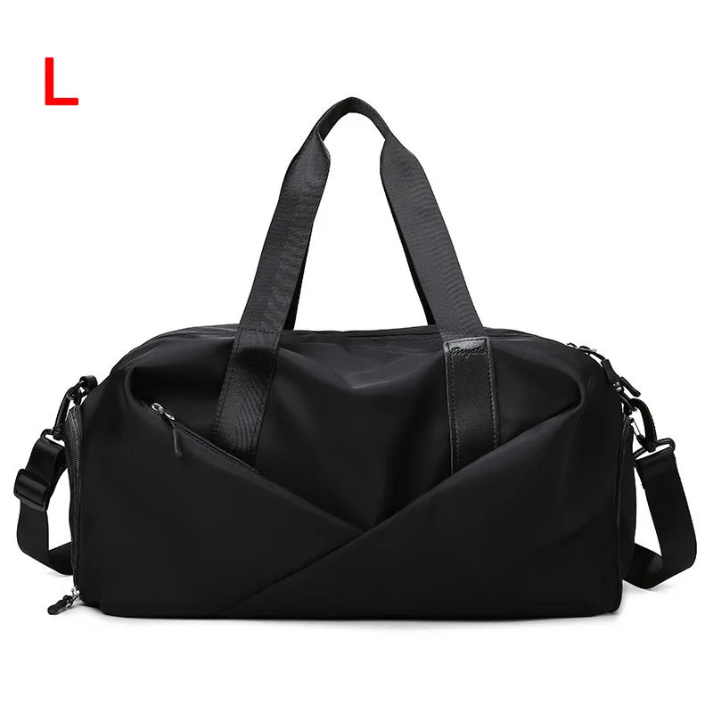 Bolso deportivo para mujer, para gimnasio, para viajes, seco y húmedo, bolso de mano, multifunción, para natación, para el hombro, para fin de semana, para fitness, para zapatos de yoga, mochila de día