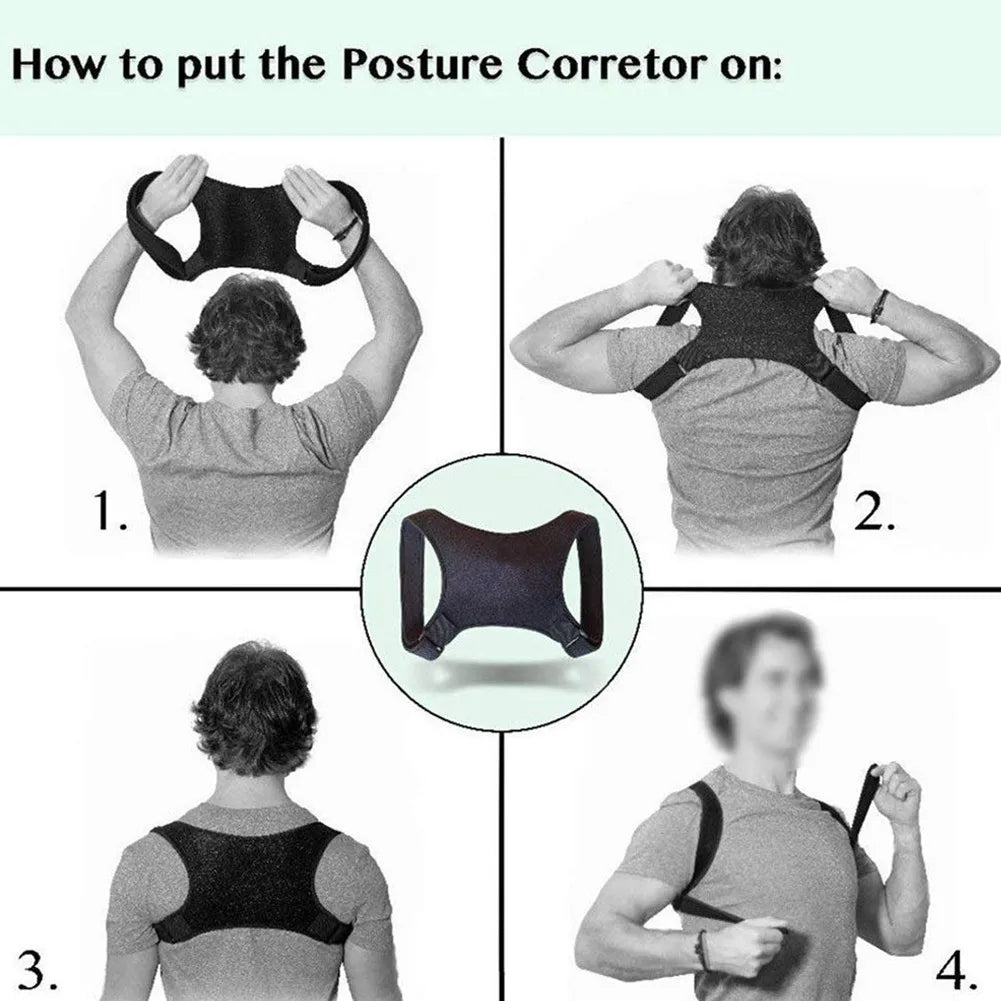 Adjustable Invisible Back Posture Corrector Brace