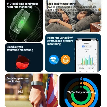 Pulsera inteligente 2208A, monitor de frecuencia cardíaca y presión arterial, podómetro, rastreador de actividad física deportiva para hombres y mujeres, pulsera electrónica