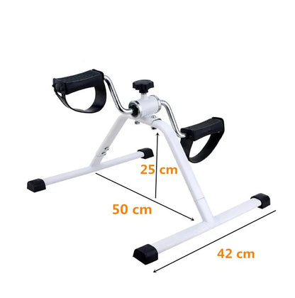 Pedale portatile per uso domestico, attrezzo fitness per allenamento gambe, mini cyclette, attrezzatura per riabilitazione gambe indoor