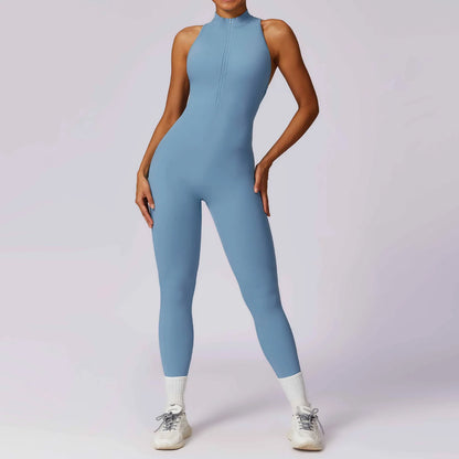 Zipper Yoga Jumpsuit