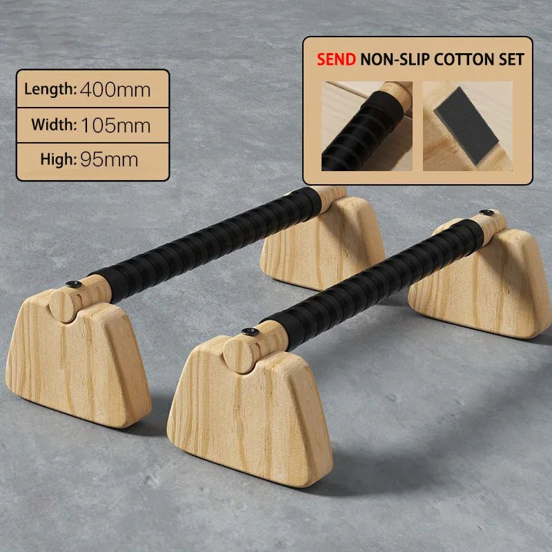 Wooden Push Up Bars Beech Wood Parallettes