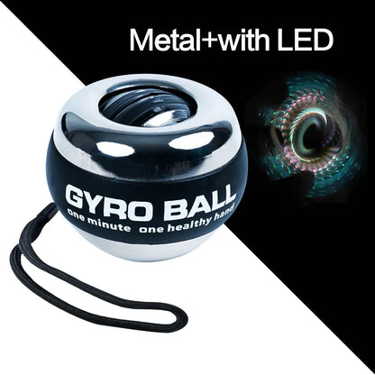 LED Gyroscopic Power Trainer Ball