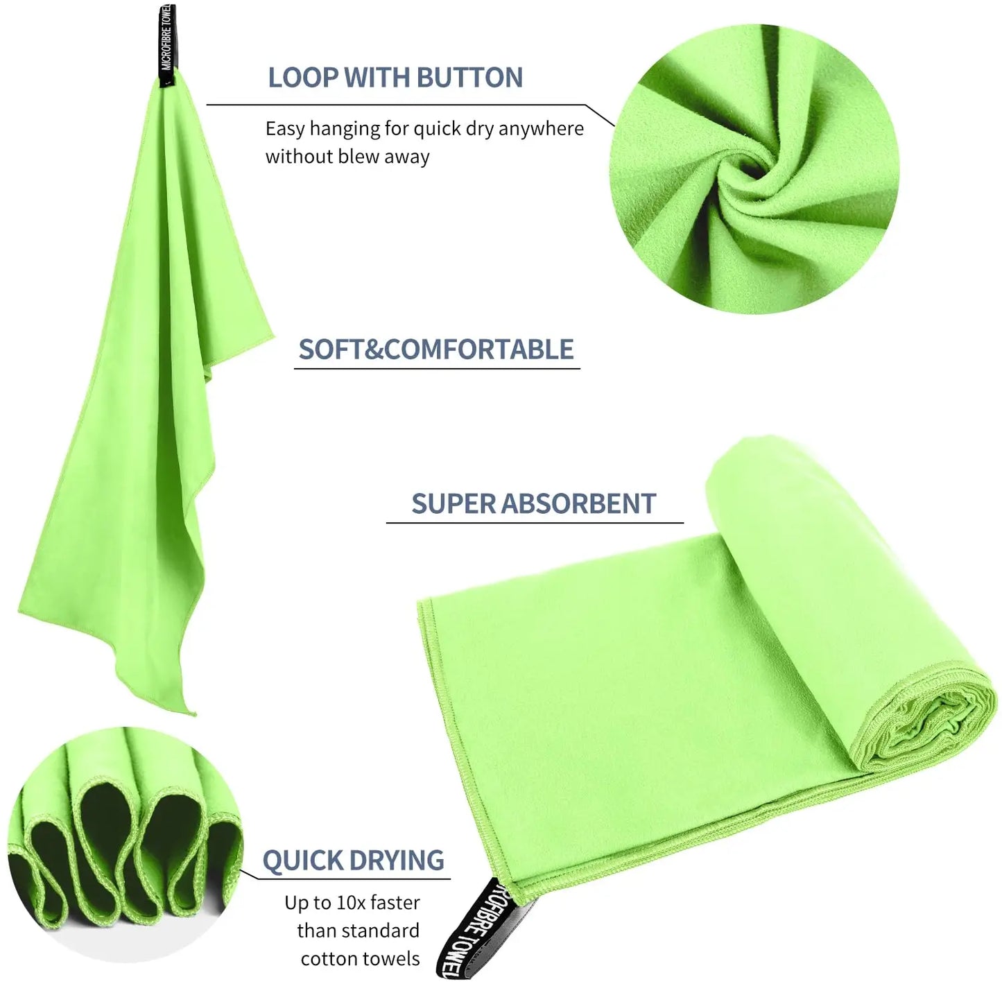 Quick-Drying Microfiber Towel