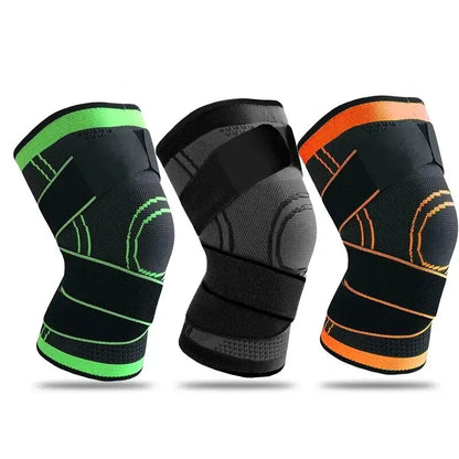 Knee Compression Sleeve with Adjustable Straps