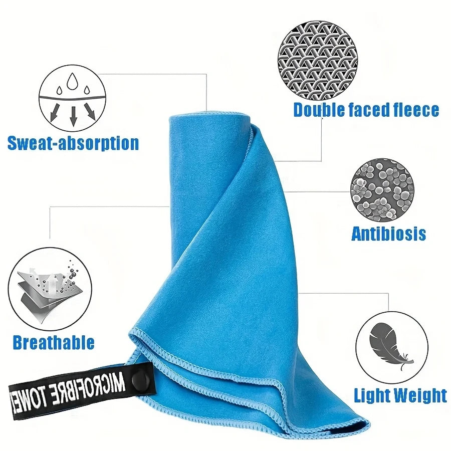 1-Piece Microfiber Travel Towel