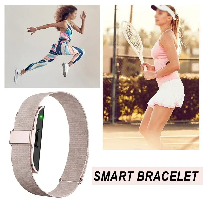 2208A Braccialetto intelligente Cardiofrequenzimetro Pressione sanguigna Contapassi Sport Fitness Tracker per uomini Donne Braccialetto elettronico