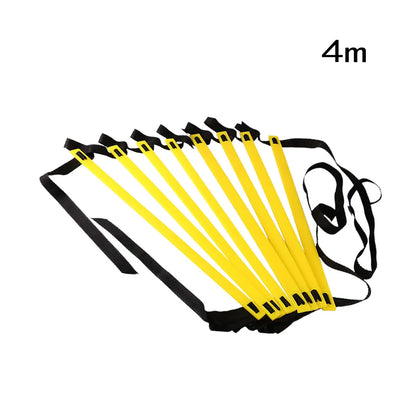 Scale per l'agilità e la velocità, scale con cinghie in nylon, scale per l'allenamento, scale per l'agilità e la velocità, attrezzature per il fitness, calcio e football.