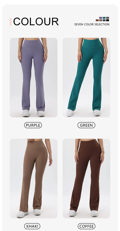 High-Waisted Yoga Bell Bottoms