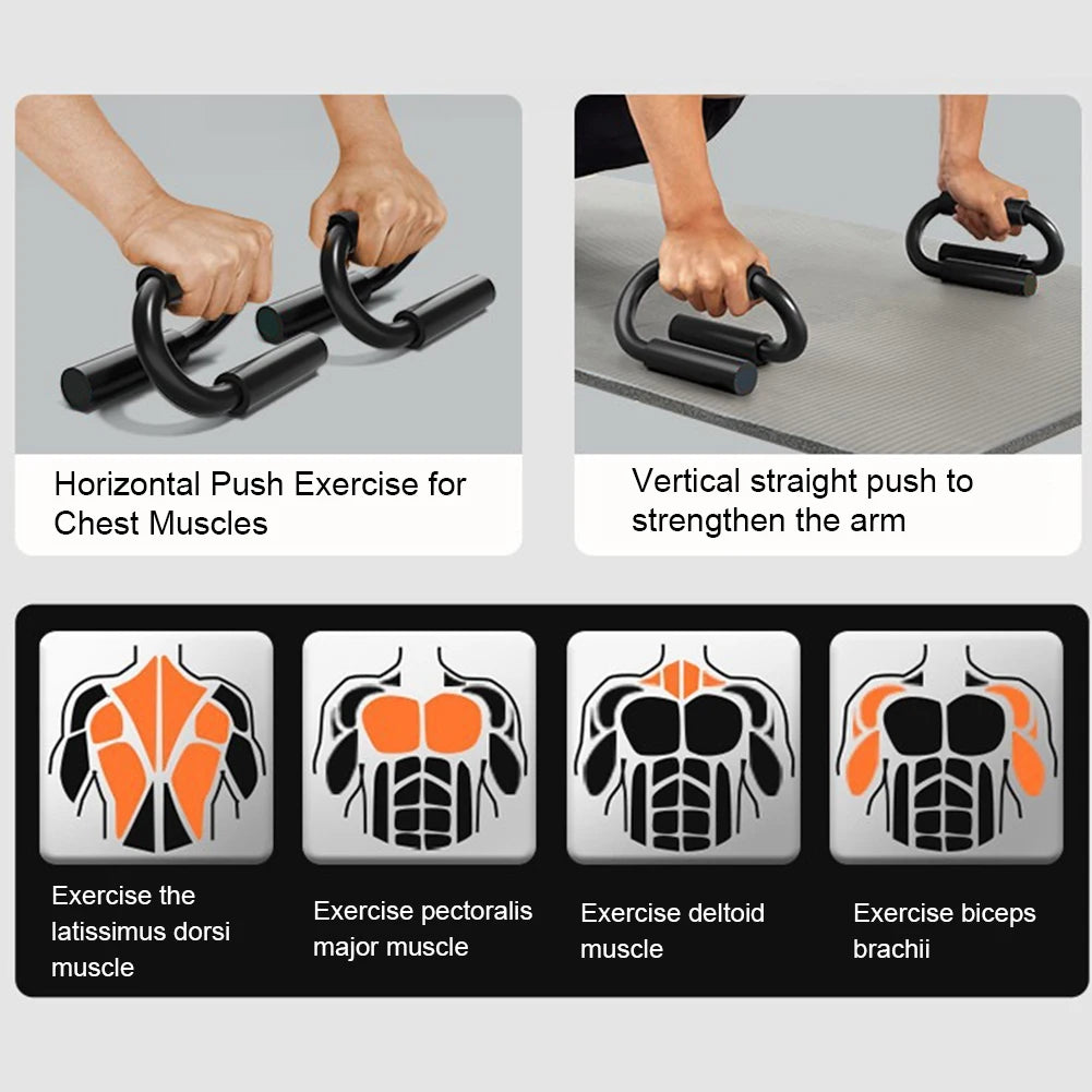 S-Shape Push-up Handles