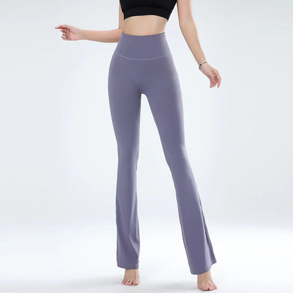 High-Waisted Yoga Bell Bottoms