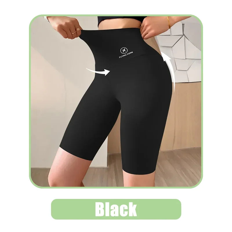 Women's High-Waist Sports Shorts