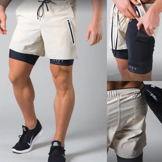 Double-Deck Fitness Shorts