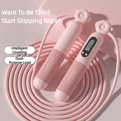 Adjustable Jump Rope with Counter