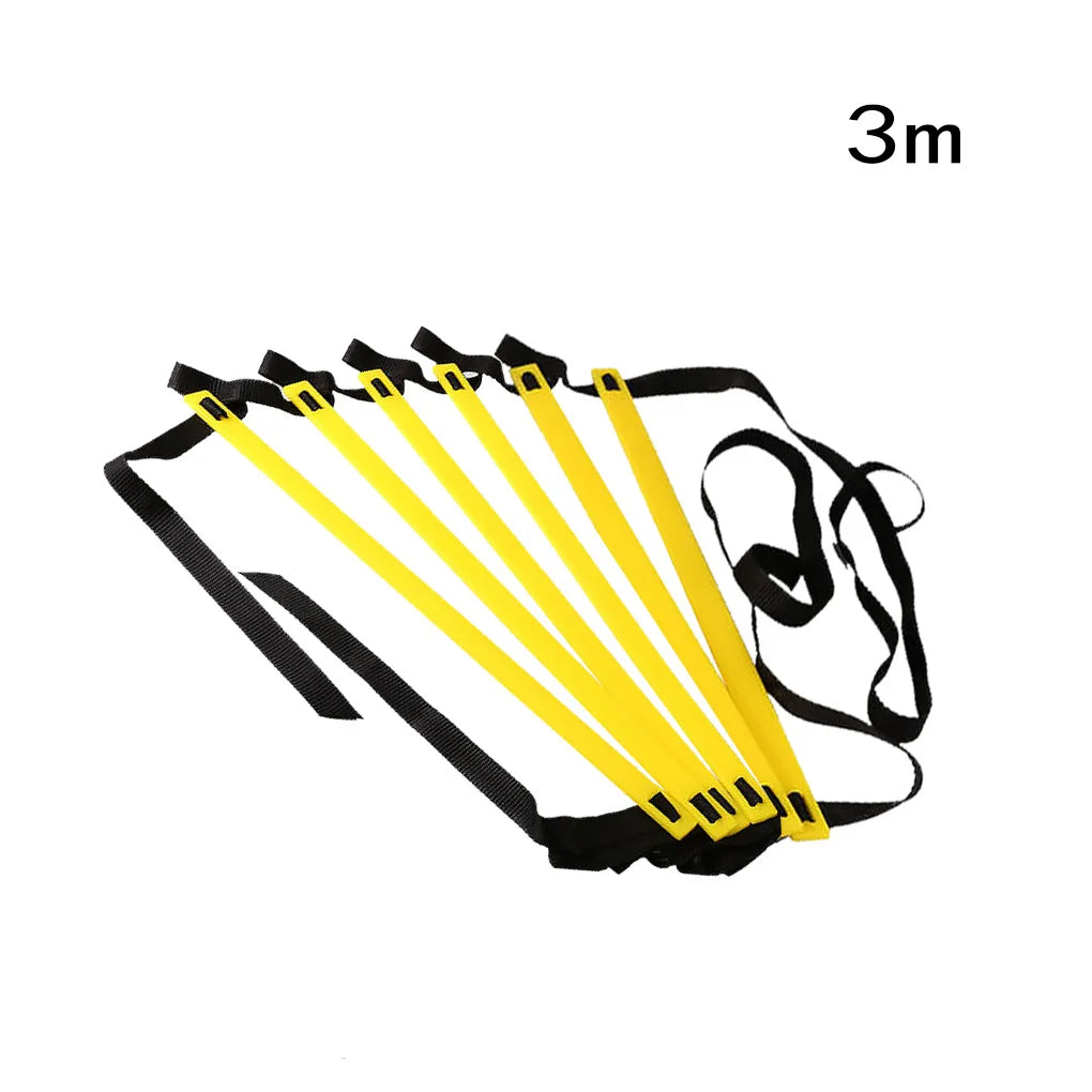 Scale per l'agilità e la velocità, scale con cinghie in nylon, scale per l'allenamento, scale per l'agilità e la velocità, attrezzature per il fitness, calcio e football.