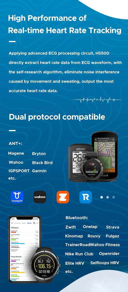 GEOID HS500 Bluetooth Heart Rate Monitor